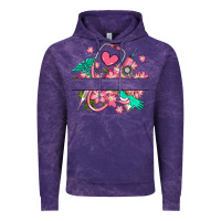 Cloud Purple nurse flowers custom name design Vintage Hoodie - RanaPortraitStore