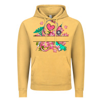Vintage Mustard nurse flowers custom name design Vintage Hoodie - RanaPortraitStore