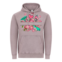 Vintage Zinc nurse flowers custom name design Vintage Hoodie - RanaPortraitStore