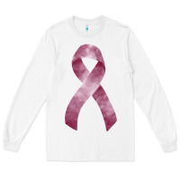 White multiple myeloma mm maroon ribbon fa element Long Sleeve Tee - FaDigitalArtStudio