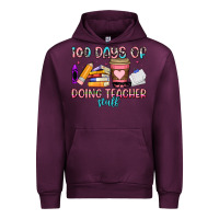 Mauve Wine 100 days of doing teacher stuff Urban Hoodie - Artiststas