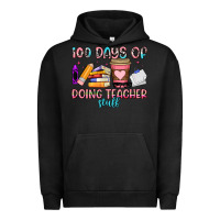 Pigment Black 100 days of doing teacher stuff Urban Hoodie - Artiststas