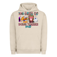 Pigment French Oak 100 days of doing teacher stuff Urban Hoodie - Artiststas