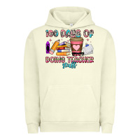 Pigment Pistachio 100 days of doing teacher stuff Urban Hoodie - Artiststas