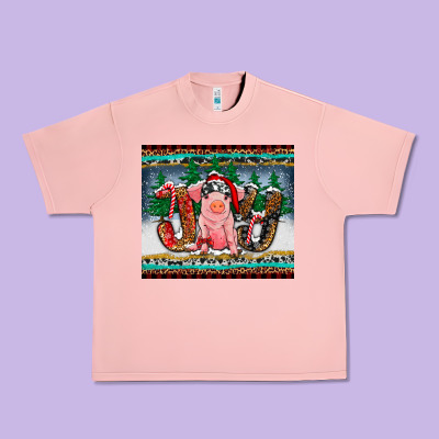 Joy Pig Urban Heavy Tee Designed By Ranaportraitstore