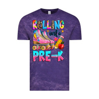 Cloud Purple rolling into pre k grade Vintage Tee - texasbilliewilder