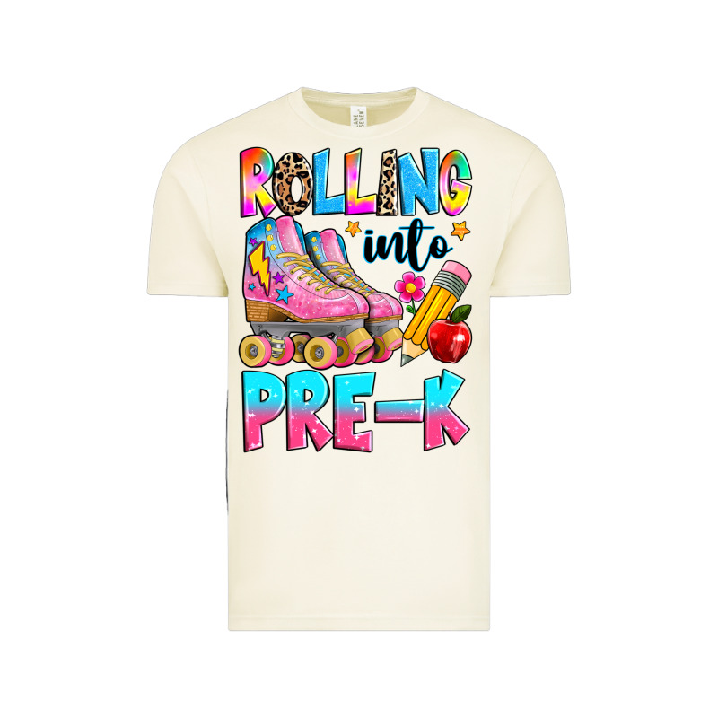 Rolling Into Pre K Grade Vintage Tee by texasbilliewilder | Teevron