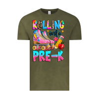 Vintage Olive rolling into pre k grade Vintage Tee - texasbilliewilder