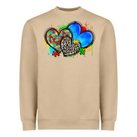 Mushroom autism hearts Heavyweight Sweatshirt - Zillion Design Studio