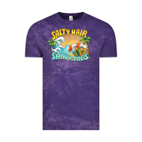 Cloud Purple salty hair sandy toes summer Vintage Tee - BarkalooDesign