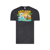 Vintage Black salty hair sandy toes summer Vintage Tee - BarkalooDesign