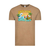 Vintage Coffee salty hair sandy toes summer Vintage Tee - BarkalooDesign