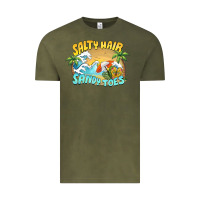 Vintage Olive salty hair sandy toes summer Vintage Tee - BarkalooDesign