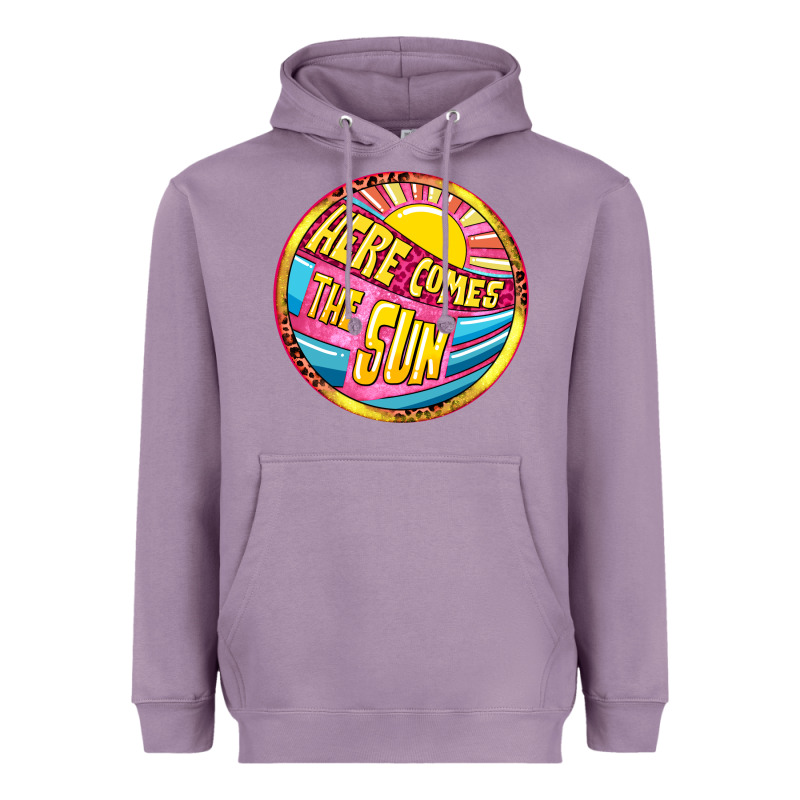 Here Comes The Sun Heavyweight Hoodie by NancyCooperArtShop | Teevron