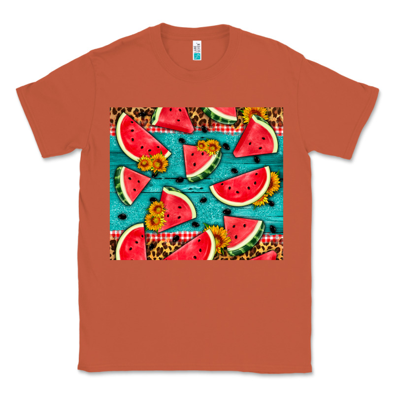 Watermelon And Sunflowers Classic Tee by HRA Design Shop | Teevron