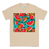 Mushroom watermelon and sunflowers Classic Tee - HRA Design Shop