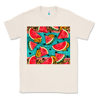 Natural watermelon and sunflowers Classic Tee - HRA Design Shop