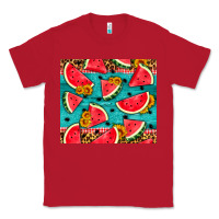 Red watermelon and sunflowers Classic Tee - HRA Design Shop