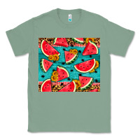 Sage watermelon and sunflowers Classic Tee - HRA Design Shop