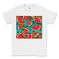 White watermelon and sunflowers Classic Tee - HRA Design Shop