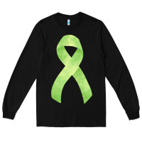 Black non hodgkin lymphoma cancer ribbon fa element Long Sleeve Tee - FaDigitalArtStudio