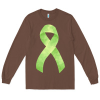 Chestnut non hodgkin lymphoma cancer ribbon fa element Long Sleeve Tee - FaDigitalArtStudio