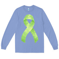 Colony Blue non hodgkin lymphoma cancer ribbon fa element Long Sleeve Tee - FaDigitalArtStudio