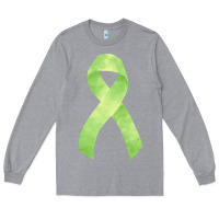 Heather Grey non hodgkin lymphoma cancer ribbon fa element Long Sleeve Tee - FaDigitalArtStudio