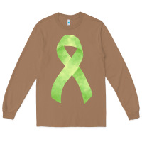 Toasted Coconut non hodgkin lymphoma cancer ribbon fa element Long Sleeve Tee - FaDigitalArtStudio
