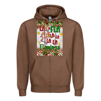 Chestnut christmas fla la la la la la flamingo air freshener Zipper Hoodie - Artiststas