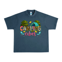 Midnight Navy camping vibes Urban Heavy Tee - Zillion Design Studio