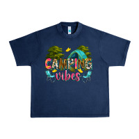 Navy camping vibes Urban Heavy Tee - Zillion Design Studio