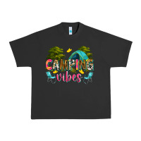 Pigment Black camping vibes Urban Heavy Tee - Zillion Design Studio