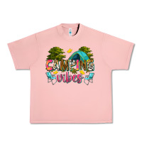 Salmon camping vibes Urban Heavy Tee - Zillion Design Studio