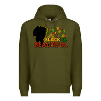 Army Green black is beautiful Premium Hoodie - NancyCooperArtShop