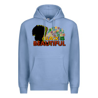 Colony Blue black is beautiful Premium Hoodie - NancyCooperArtShop