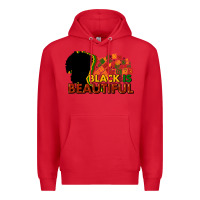 Red black is beautiful Premium Hoodie - NancyCooperArtShop