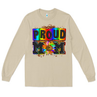 Mushroom proud mom with sunflower Long Sleeve Tee - AdoDesignShop