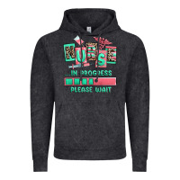 Vintage Black nurse in progress please wait Vintage Hoodie - RanaPortraitStore