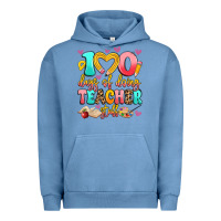 Pigment Pebble Blue 100 days of doing teacher stuff Urban Hoodie - Artiststas