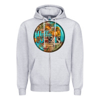Heather Grey hello pumpkin earrings Zipper Hoodie - BundleAndBundleShop