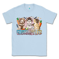 Dusty Blue east hustler Classic Tee - RacoonDesign