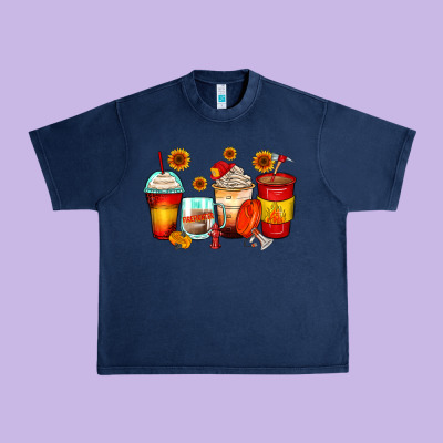 Firefighter Coffee Cups Urban Heavy Tee Designed By Zillion Design Studio