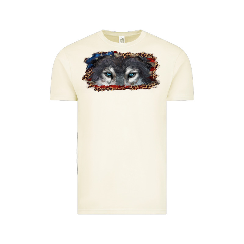 Wolf Eyes American Flag Vintage Tee by RanaPortraitStore | Teevron