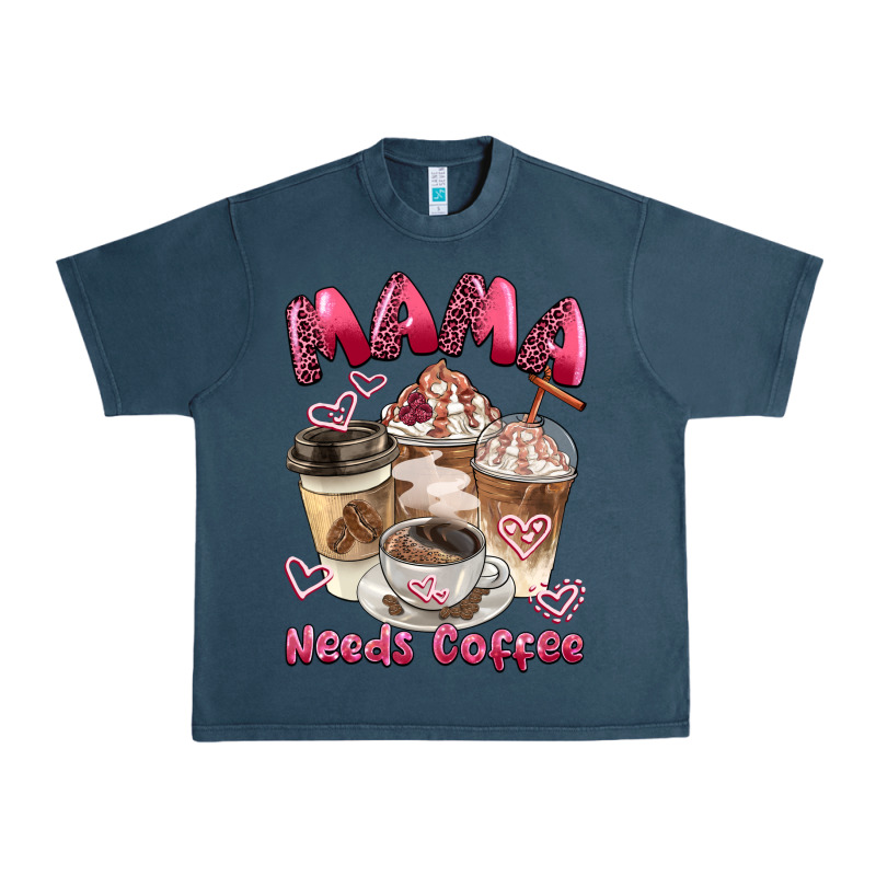 Mama Needs Coffee Urban Heavy Tee by BarkalooDesign | Teevron