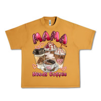 Peanut Butter mama needs coffee Urban Heavy Tee - BarkalooDesign