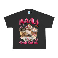 Pigment Black mama needs coffee Urban Heavy Tee - BarkalooDesign