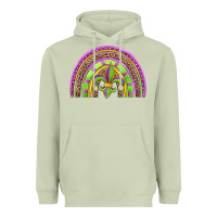 Matcha mardi gras rainbow Heavyweight Hoodie - Jasminsmagicworld