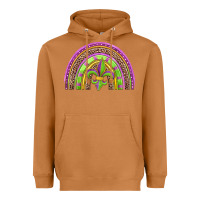 Meerkat mardi gras rainbow Heavyweight Hoodie - Jasminsmagicworld