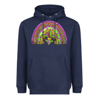Navy mardi gras rainbow Heavyweight Hoodie - Jasminsmagicworld